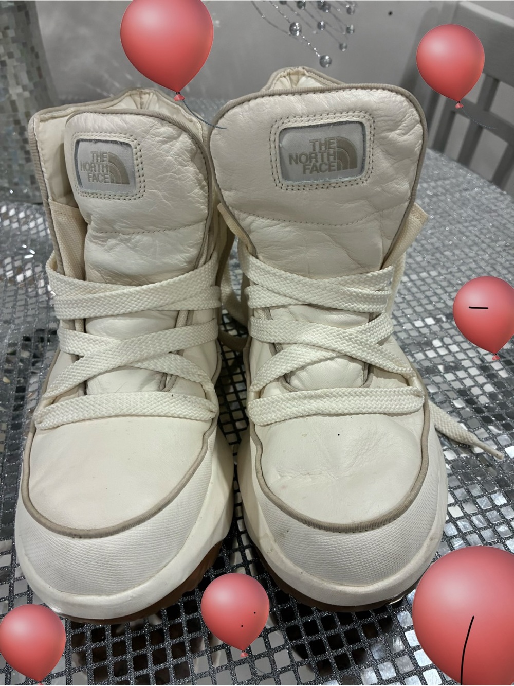 🎈The North Face 🎈Women’s Cream Lace-Up Ankle Boots